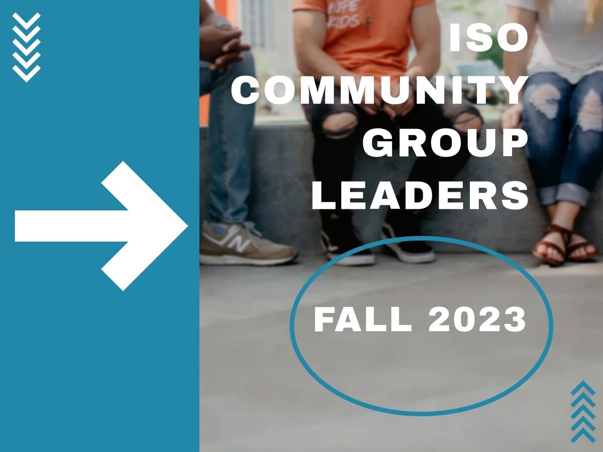 Looking for community group leaders for Fall 2023