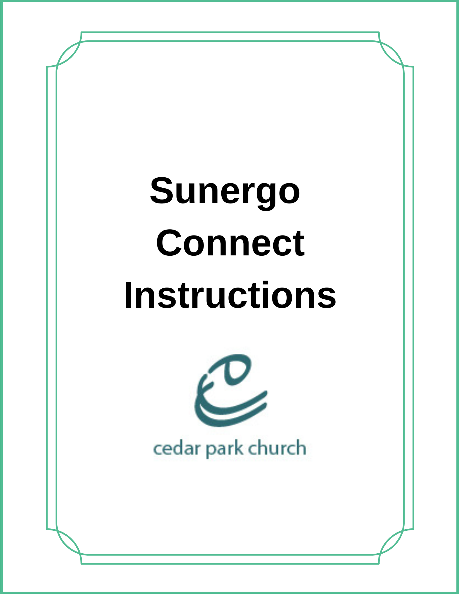 Preview of Connect App Instructions