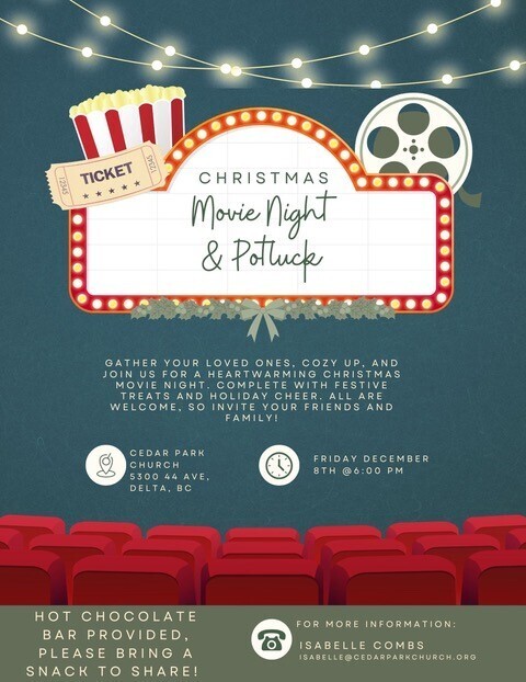 Invite people to join the Christmas Movie Night