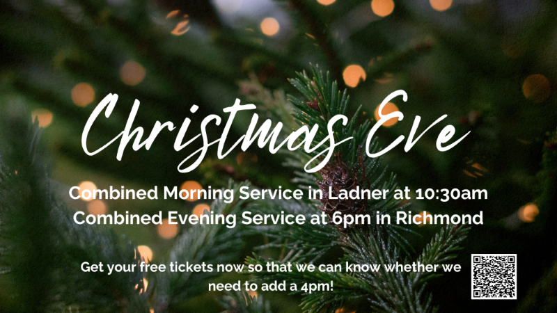 Invite people to Christmas Eve Services